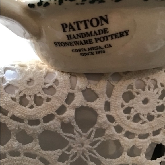 Patton handmade stoneware snowman candlestick - Picture 3 of 3